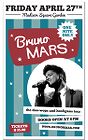 Bruno Mars Showcard